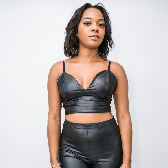 Black Leather Set Sexy Night out - Stricta - Picture 1 of 6